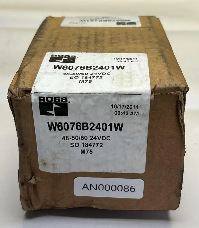 New | in-Stock ROSS CONTROLS W6076B2401W Solenoid Valves Ohio US | Surplus Asset Holdings #1247175