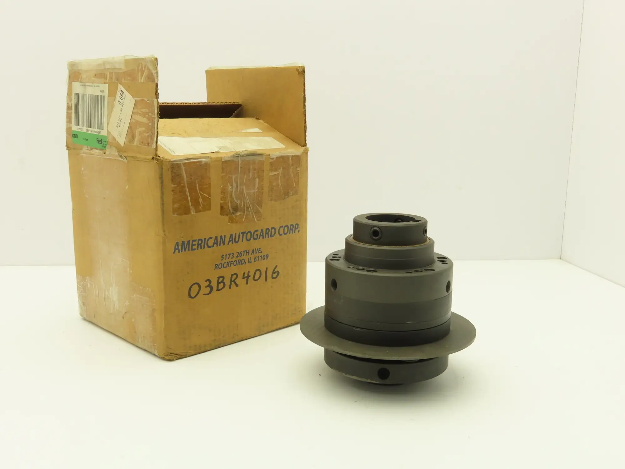 American Autogard Torque Limiter Clutch 1-15/16"Keyed Bore 7" Plate Dia *No Tag*