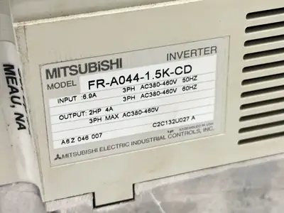 Used Mitsubishi Electric FR-A044-1.5K-CD Variable Speed Drives Michigan US | Maverick Industrial Sales #1462655