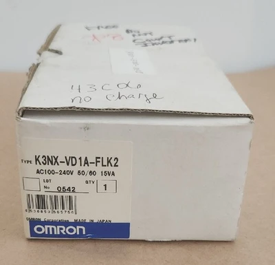 NEW Omron K3NX-VD1A-FLK2