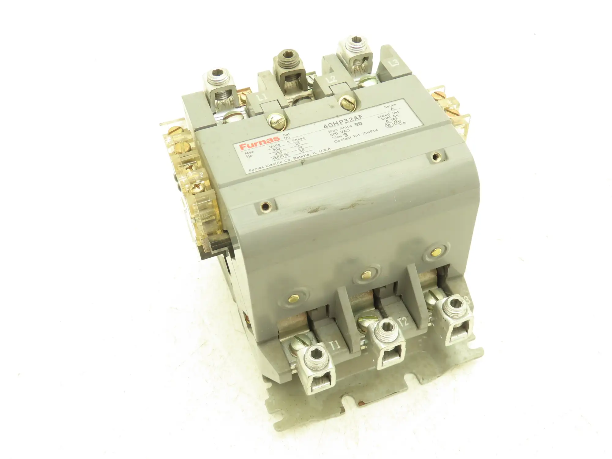 Furnas 40HP32AF Contactor Motor Starter 3Ph 600v 50Hp Ser A Coil 120v