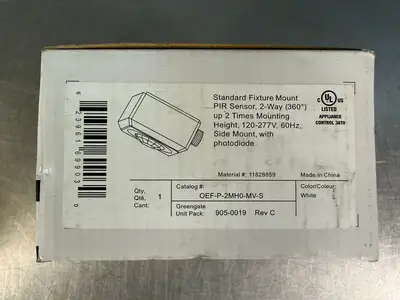 Cooper Controls OEF-P-2MH0-MV-S Ver. C 905-0019 120/277- 60Hz (4.3.5)