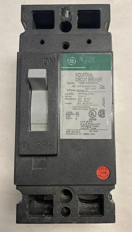 Used GE TEB122020WL Circuit Breakers | Surplus Asset Holdings #1188971