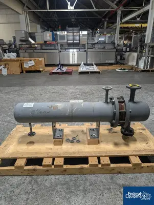 USED Pfaudler 7 Sq Sq Pfaudler Heat Exchanger, C/S, 150/150#