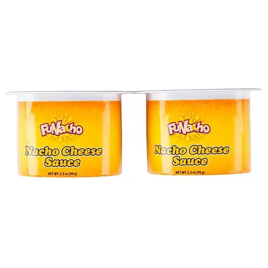 3.5 oz. Nacho Cheese Sauce Portion Pack - 48/Case
