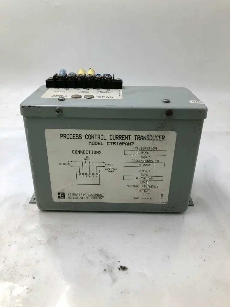 Esterline CT510PA7 Process Control Current Transducer 120VAC 60Hz