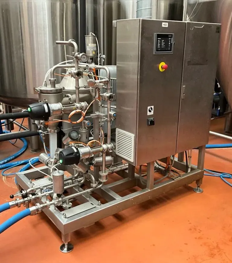 Westfalia GSC 18-06-077 Hydrostop clarifier skid, 316SS.