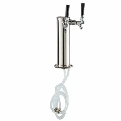 Draft Beer taps - 2 Tap Tower - 3" Column