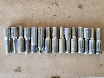 7mm - 18mm and 1/4" - 1-1/4" Assorted Deep Socket Set (34 pcs)