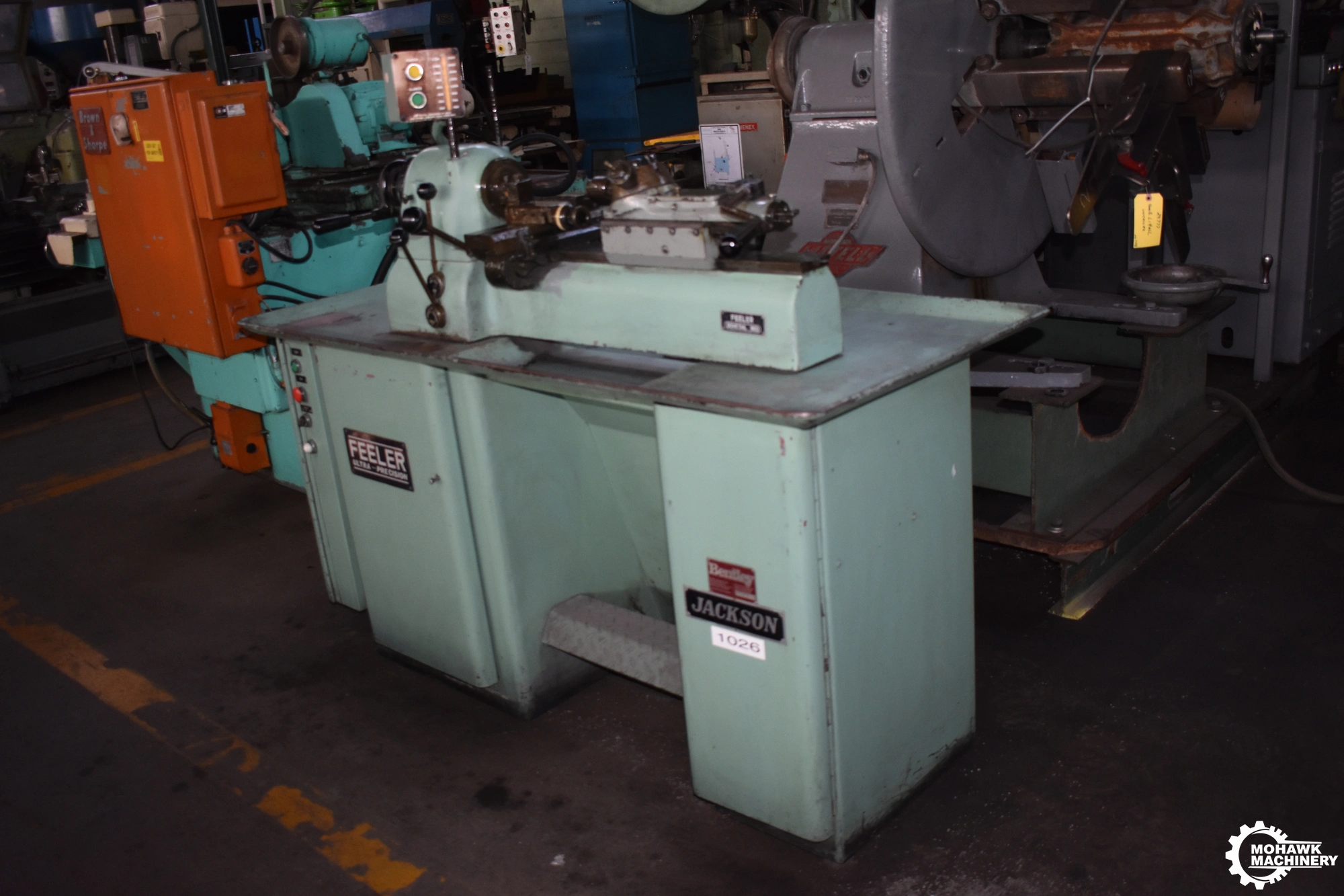 9” X 36” FEELER “DV59” HIGH-SPEED ULTRA-PRECISION SECOND OPERATION TURRET LATHE - DV59 HARDINGE COPY
