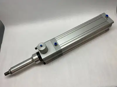 USED FESTO DBL-ACTING ISO CYLINDER ROD LOCK ATTACHED, 1722457