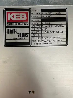 USED KEB KEB Combivert 09F0R110000
