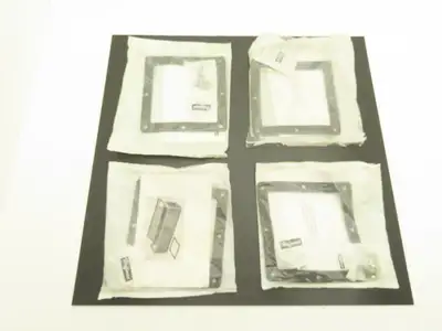Hoffman F66WGSS Wireway Gasket Kit 6" x 6" Stainless Steel Bolts Lot of 4