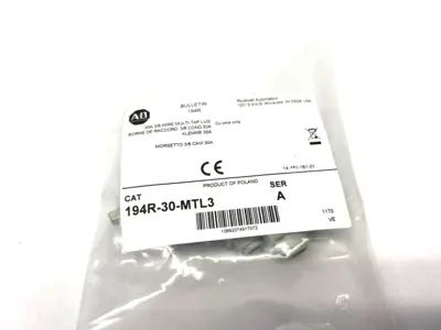 NEW ALLEN-BRADLEY SER. A MULTI-TAP LUG 3/6 WIRE 30A
