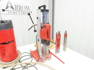 Hilti DCM1 Diamond Coring Motor 120V 2" Core Bore Stand 10L Water Supply BI Bits