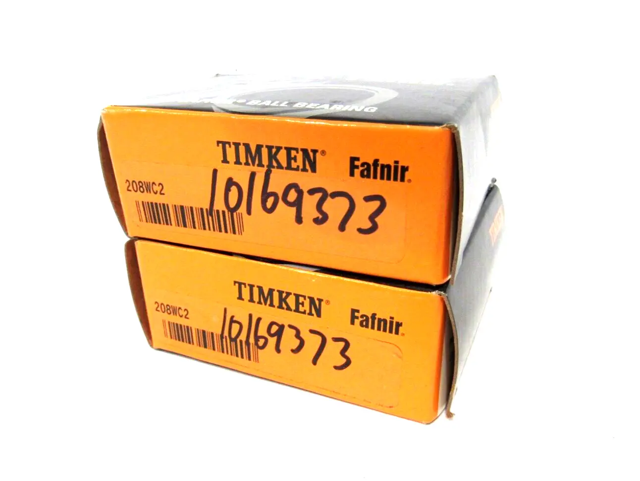 LOT OF 2 NEW TIMKEN 208WC2 BALL BEARINGS