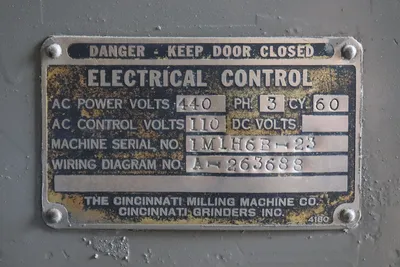 Cincinnati Filmatic Centerless Grinder