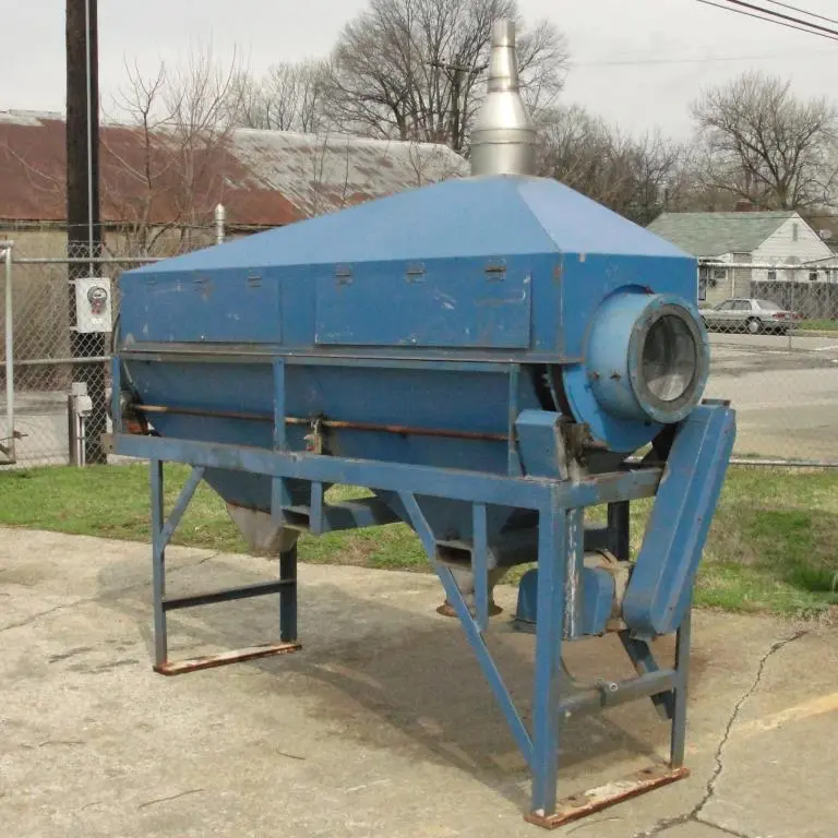 SPC6988  Screener and Sifter 14" dia x 108" l trommel screener Stainless Steel Contact Parts