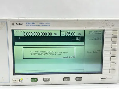 E4421B | Agilent  ESG Series Signal Generator 250kHz-3.0GHz - Used