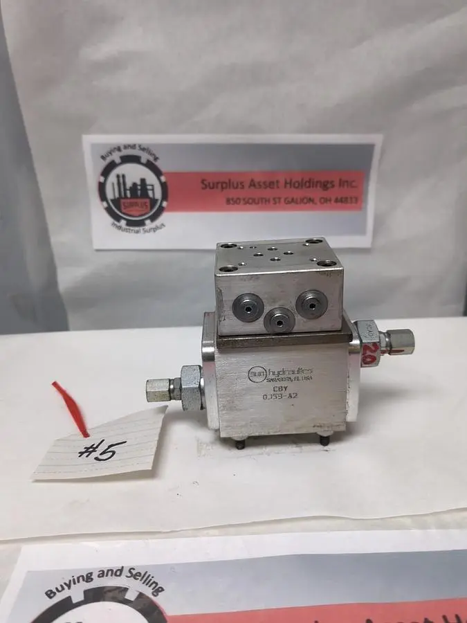 Used SUN HYDRAULICS BBA Misc Electrical & Power Parts Ohio US | Surplus Asset Holdings #1236414