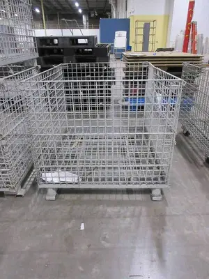 U-LINE, COLLAPSIBLE WIRE CONTAINER