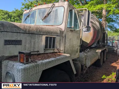 Used 1987 INTERNATIONAL F5070 Concrete Mixer Trucks Alabama US | Proxy Equipment #1388678