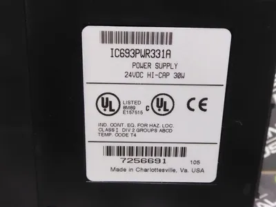 GE Fanuc IC693PWR331A Series 90-30 Power Supply Module Used