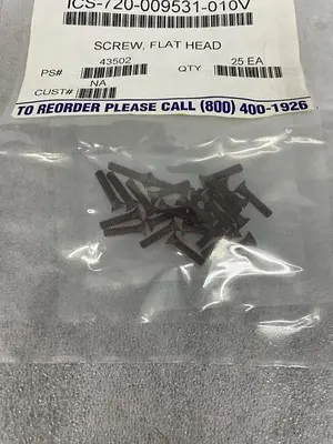 LAM 720-009531-010V SCREW FLATHEAD LOT
