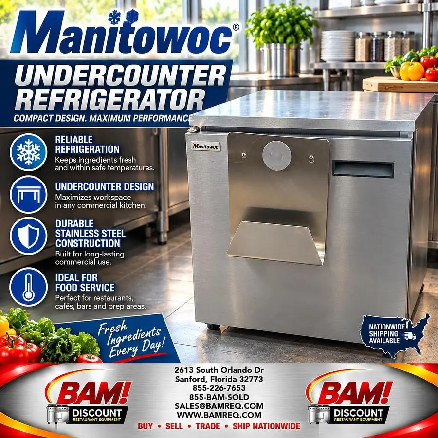 Used MANITOWOC 406CA - DHL Undercounter Refrigerators Florida US | BAM Discount Restaurant Equipment #1442829