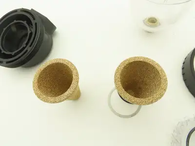 Master Pneumatic MRS100-8 Silencer Reclassifier Filter 1" NPT W/Drain Lot of 2