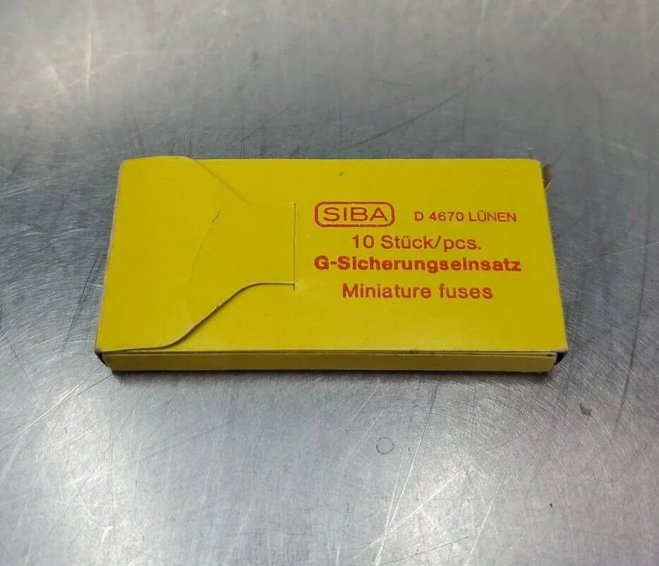 Siba L-Nr. 70-123-40 20A 250V Fuse - (6,35x32mm) Lot of 8. 4E-21