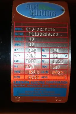 USED LEESON ELECTRIC CO M1130299.00