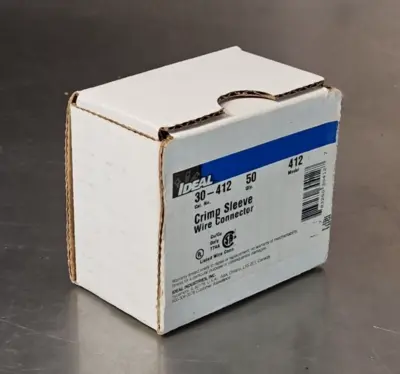 Ideal 30-412 Steel Crimp Connector Box with 50 Loc4D25