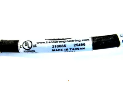 NEW BANNER 25496MBCC-512 ELECTRICAL CABLE 5 PIN 25496MBCC512