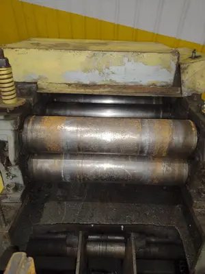 4,000 LBS X 18" LITTELL MODEL #CC40 COIL CRADLE STRAIGHTENER: YOBRO #24883