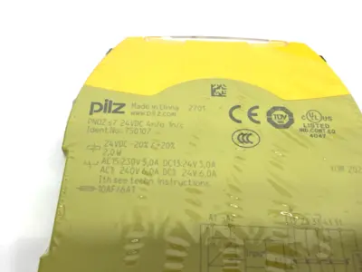 USED PILZ SIGMA CONTACT EXPANSION SAFETY RELAY PNOZ S7 24VDC 4 N/O 1 N/C