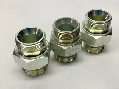 0649.0009 | Atlas Copco  Double Nipple 1-1/4" x 1-1/4" NPT ST DN25 LOT OF 3 - New Other