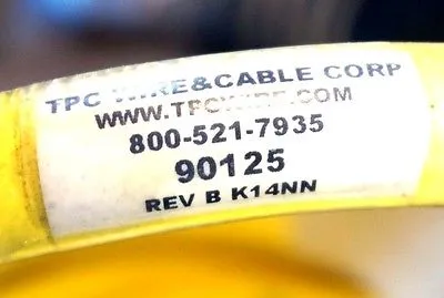 NEW TPC 90125 PENDANT CABLE REV.B K14NN