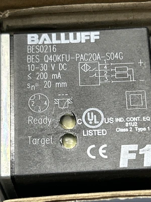 NEW Balluff BES Q40KFU-PAC20A-S04G