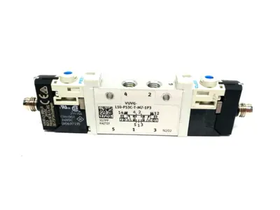 USED FESTO AIR PILOT CONTROL SOLENOID VALVE 5/3 CLOSED, 566476