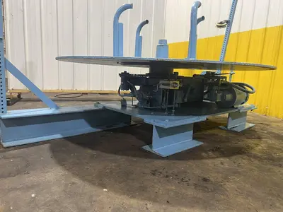 5,000 LBS x 72" ACCRA HORIZONTAL PALLET TYPE MOTORIZED COIL REEL UNCOILER: STOCK 18985