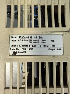 Magnetek Staca-B021-T1E1A 3Phase Inp 380-460V / Out. 0-460V (6.5.1)