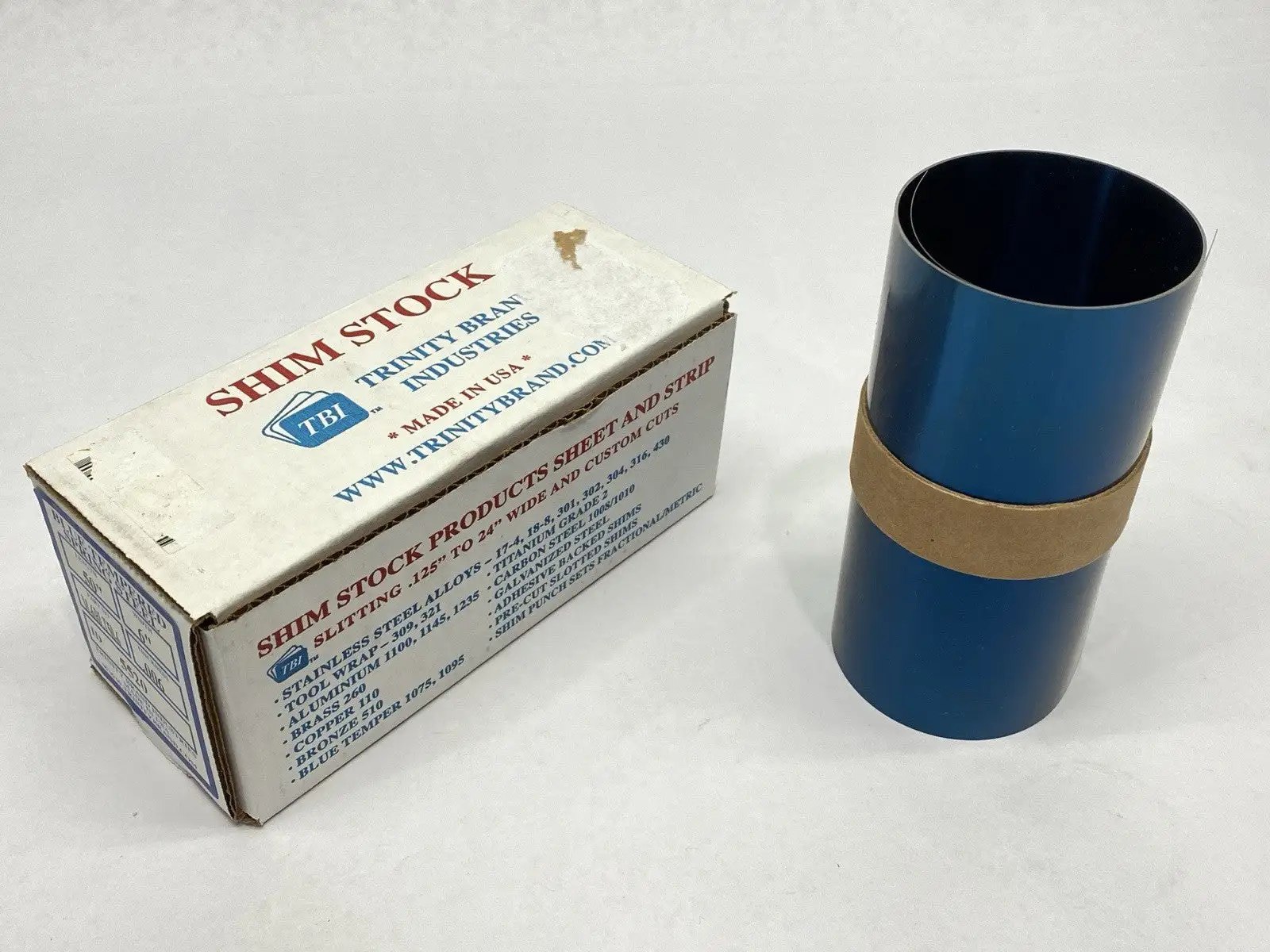 NEW TBI BLUE TEMPERED SPRING STEEL 6" WIDE 0.006" THICK 50" LENGTH