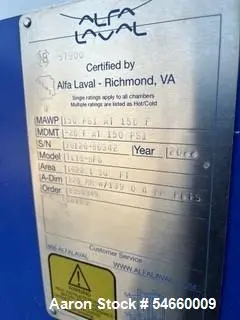 Used ALFA LAVAL TL15-BFG Plate Exchangers Illinois US | Aaron Equipment #1454409