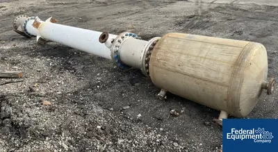 USED Henders 1,096 Sq Ft Henders Heat Exchanger, 316L S/S, 100/50#