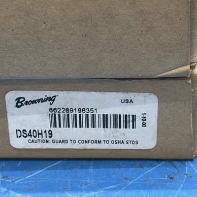 New | in-Stock Browning DS40H19 Roller Conveyors Indiana US | J&J Industrial Supply #1286915