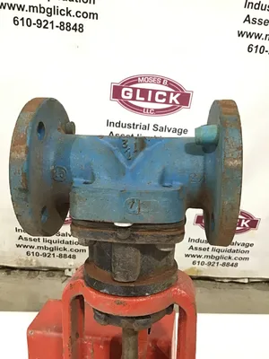 Moore 71P Actuated Plug Valve with Valve Positioner