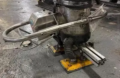 USED GORBEL 250# FREESTANDING BRIDGE CRANE SYSTEM W/VACUUM LIFT