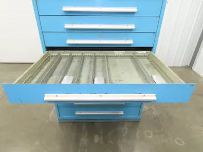 Nu-Era Modular Tool Storage Cabinet 9 Drawer 45x28x61" Stanley Vidmar Lista