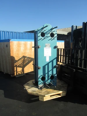 380 sq.ft., Tranter, M15-FFM, Superchanger heat exchanger, Stainless Steel, 100 psi